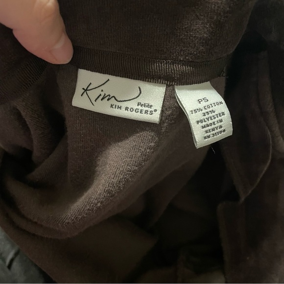 Kim Rogers Brown Velvet Jacket - Picture 4 of 5